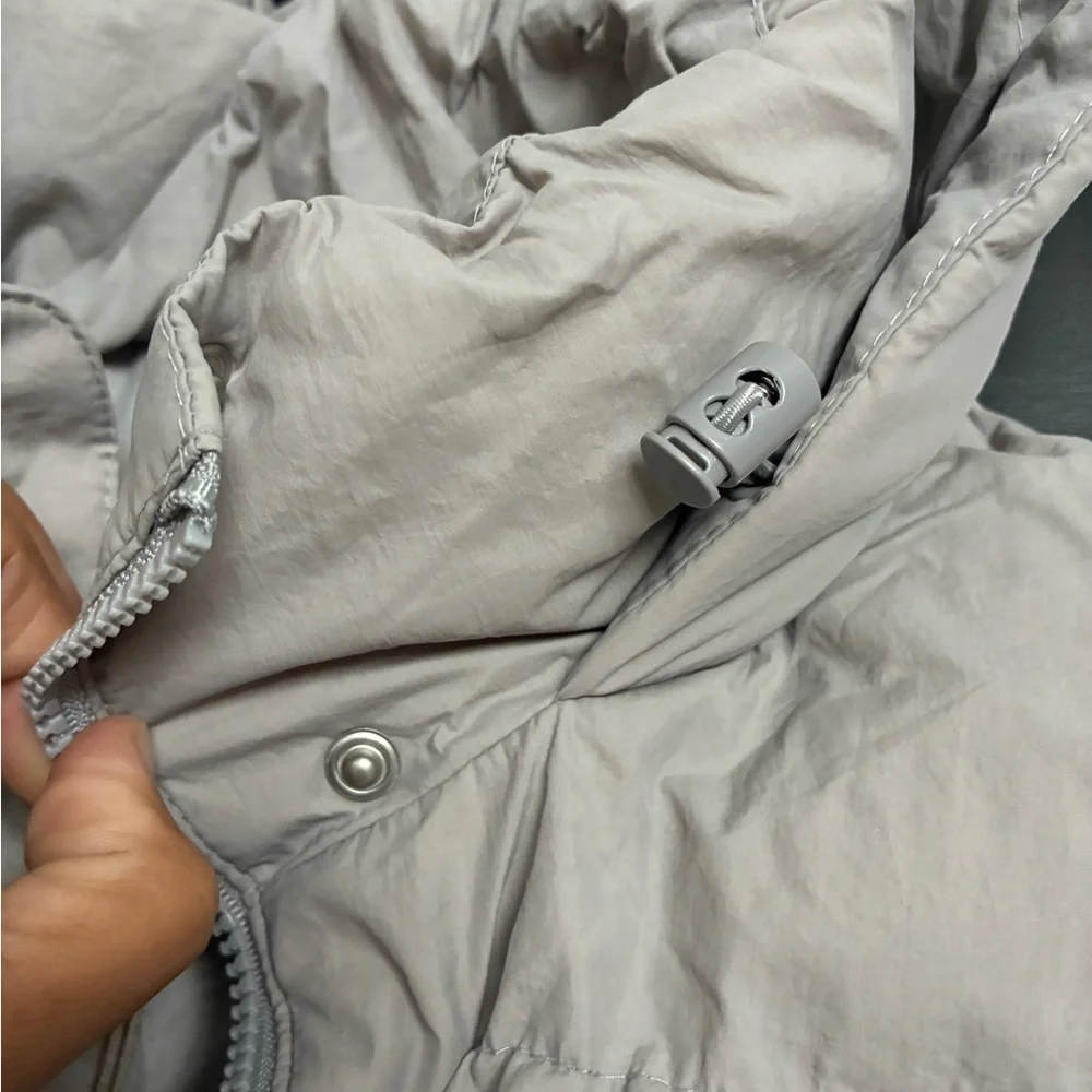 a new day Women's Long Puffer Jacket - Soft Gray - Picture 7 of 11